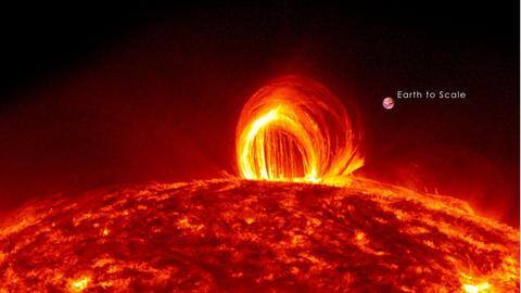 Sun emits flares; causes GPS malfunction and power outages Sun emits flares; causes GPS malfunction and power outages