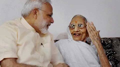 Here's what PM Modi's mother told him during his rise Here's what PM Modi's mother told him during his rise