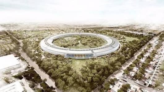 The iconic Apple Campus 2
