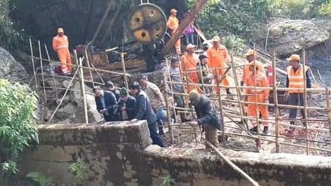 Meghalaya: After losing second body, rescuers struggling to retrace it Meghalaya: After losing second body, rescuers struggling to retrace it