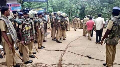 Kerala Police want Section 144 imposed as Sabarimala Temple opens Kerala Police want Section 144 imposed as Sabarimala Temple opens