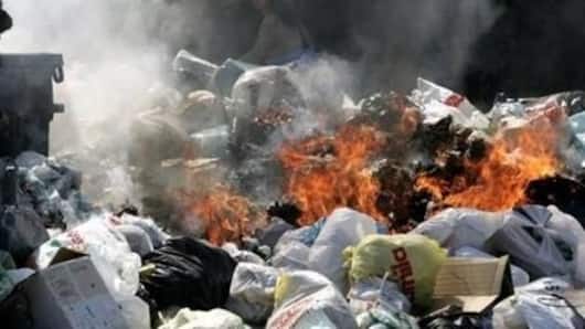 Cop suspended for burning unclaimed body with waste