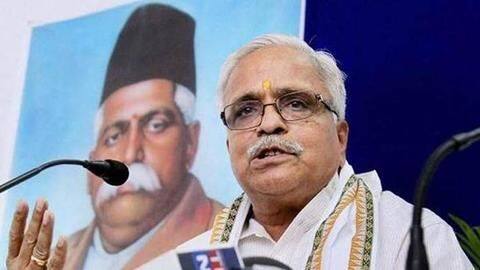 Joshi says RSS is not putting pressure on the government Joshi says RSS is not putting pressure on the government