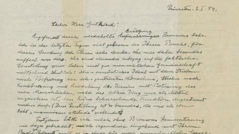 The letter, written in 1954, is an immortal document The letter, written in 1954, is an immortal document