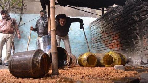 UP: As spurious alcohol deaths cross 90, 175 people arrested UP: As spurious alcohol deaths cross 90, 175 people arrested