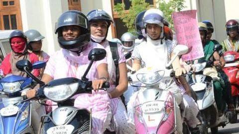 Helmets might become optional for Sikh women in Chandigarh Helmets might become optional for Sikh women in Chandigarh