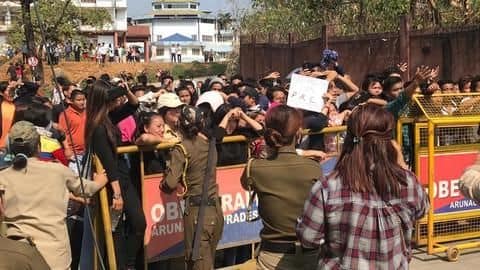 Arunachal Pradesh: One killed, dozens injured in Itanagar police firing Arunachal Pradesh: One killed, dozens injured in Itanagar police firing