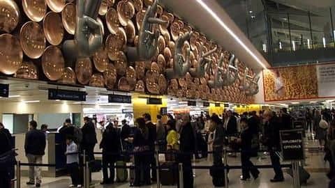 Woman triggers explosion by throwing power bank in Delhi airport Woman triggers explosion by throwing power bank in Delhi airport