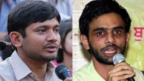 JNU sedition case: Charge sheet filed against Kanhaiya, Umar Khalid JNU sedition case: Charge sheet filed against Kanhaiya, Umar Khalid