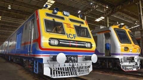 Mumbai's first AC local train makes maiden journey Mumbai's first AC local train makes maiden journey