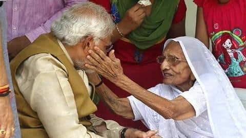 Modi becoming CM had a more profound impact on Heeraben Modi becoming CM had a more profound impact on Heeraben