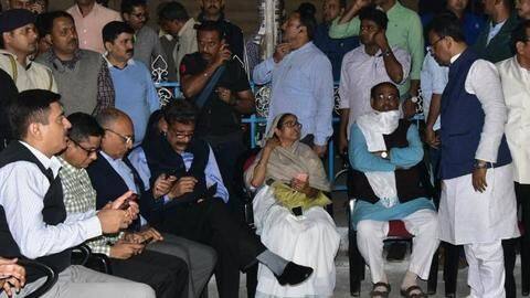 Mamata's dharna saw widespread support from Opposition leaders Mamata's dharna saw widespread support from Opposition leaders