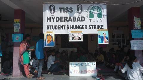 TISS Hyderabad students start indefinite hunger strike: Here's why TISS Hyderabad students start indefinite hunger strike: Here's why