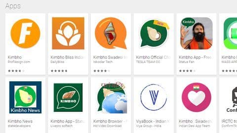After Ramdev's app, dozens of fake Kimbho apps on PlayStore After Ramdev's app, dozens of fake Kimbho apps on PlayStore