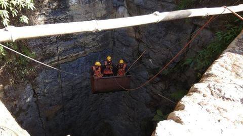 Unless water is pumped out, NDRF divers can't go in Unless water is pumped out, NDRF divers can't go in