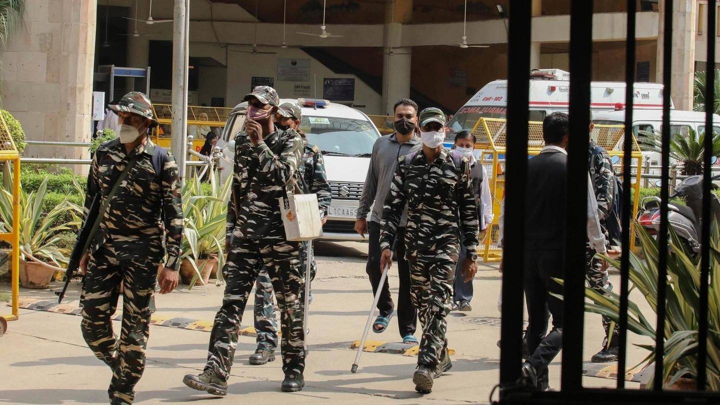 Security was beefed up where Gogi gang members are lodged Security was beefed up where Gogi gang members are lodged