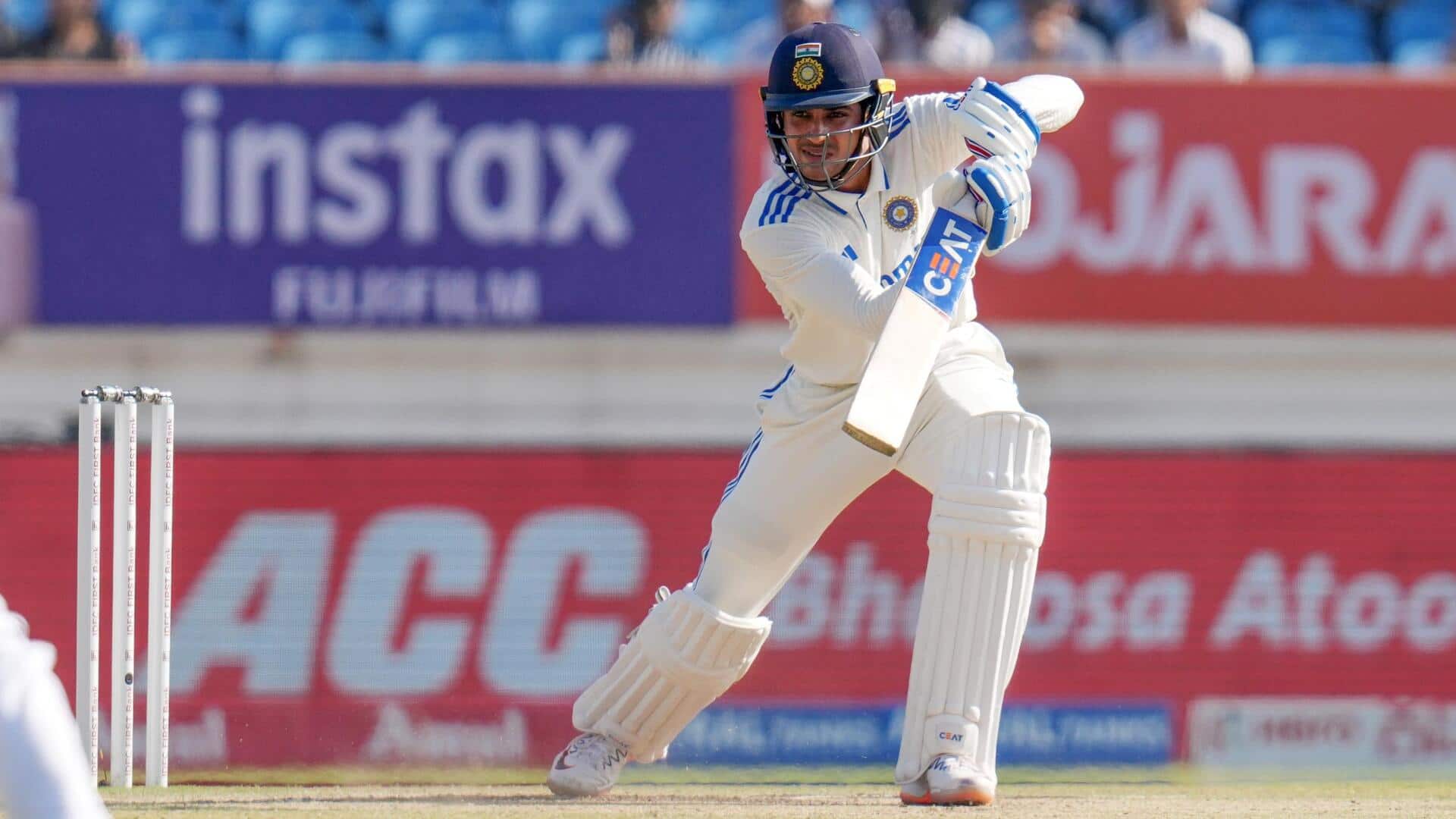 Shubman Gill hammers his third 50-plus score against England (Tests) 