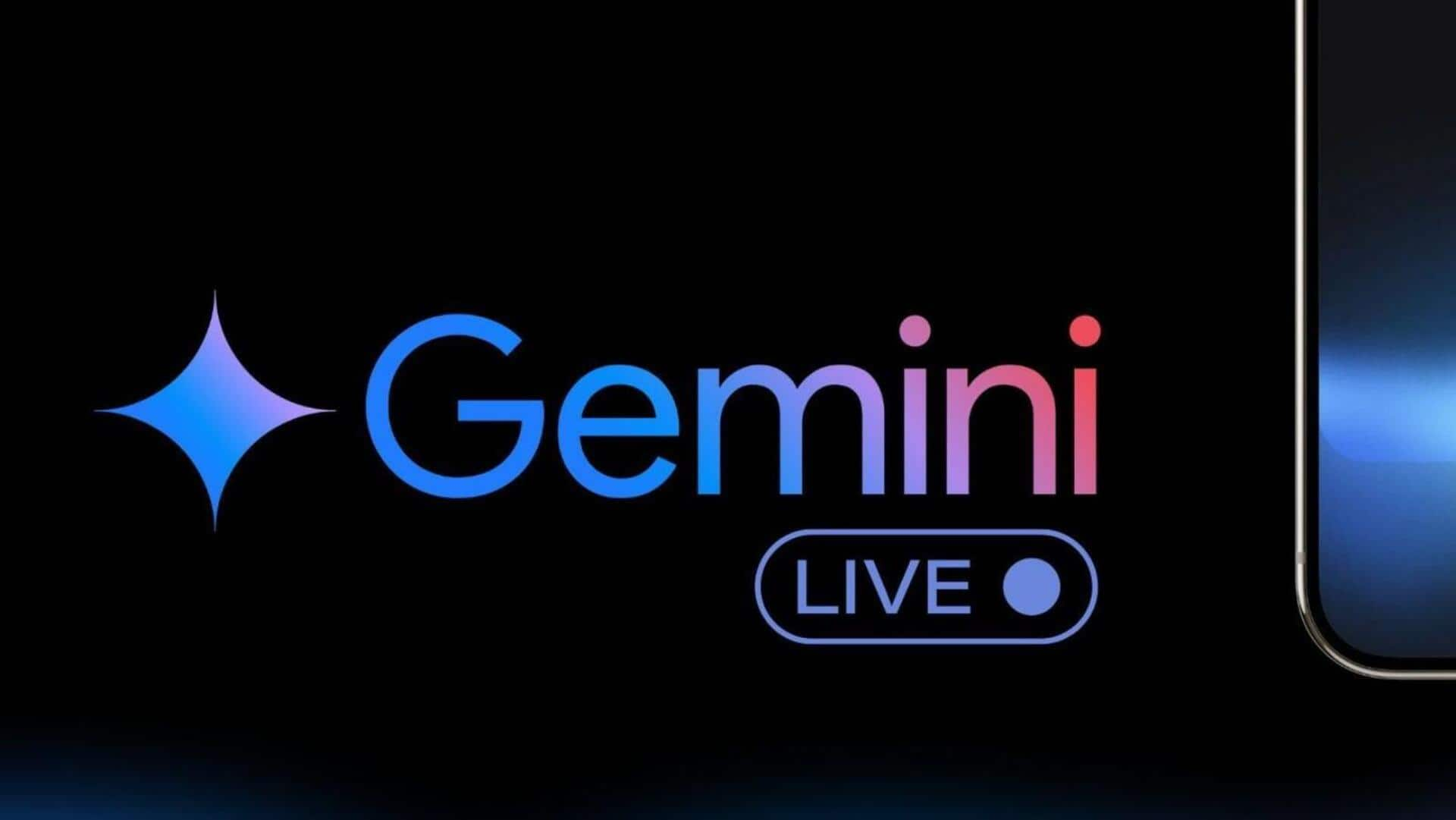 Google's Gemini Live now available to free users