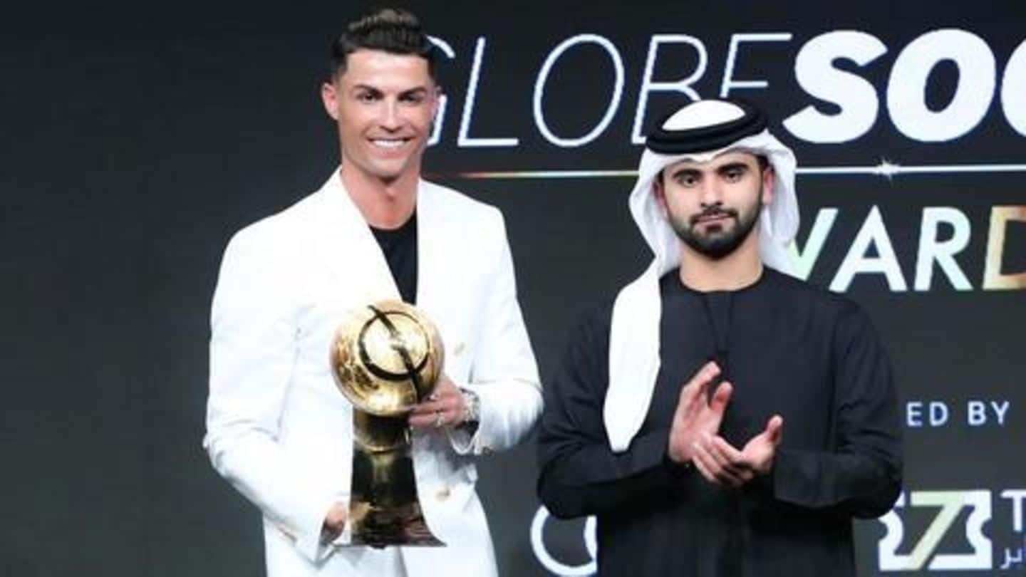 Dubai Globe Soccer Awards: Ronaldo wins 'Player of The Year'