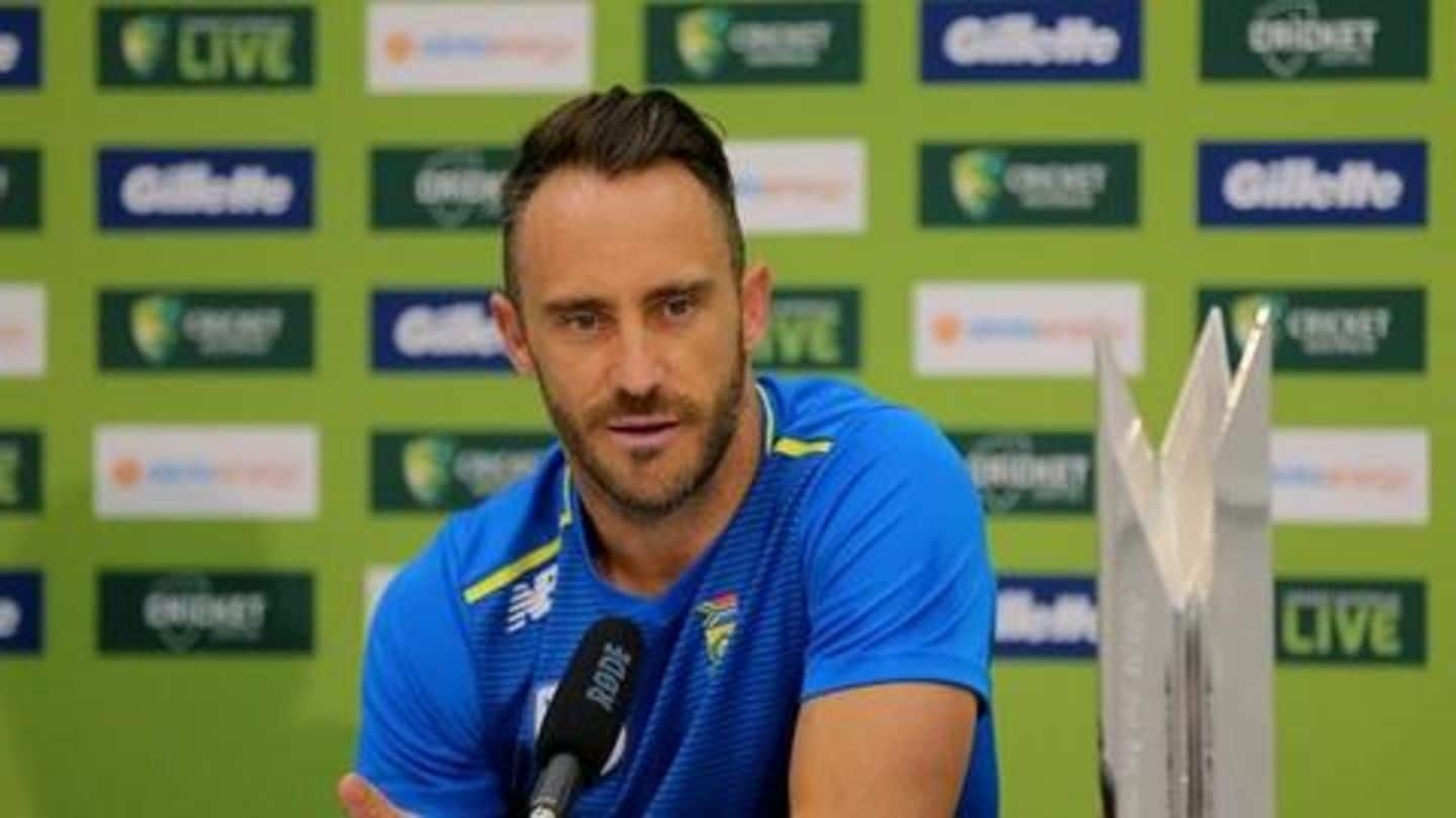 Faf du Plessis steps down from captaincy of SA
