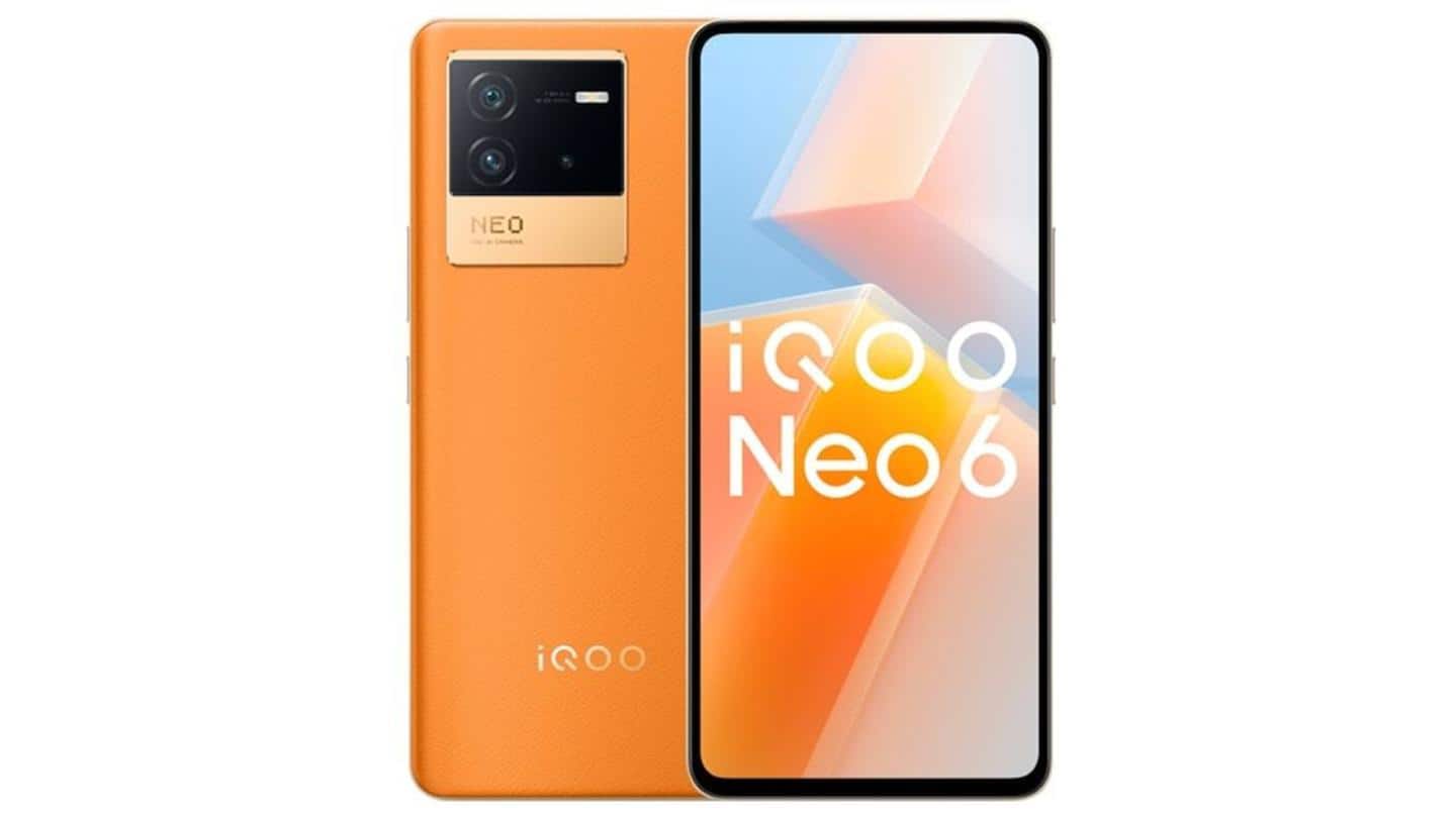 iQOO Neo 6 to launch in India on May 31