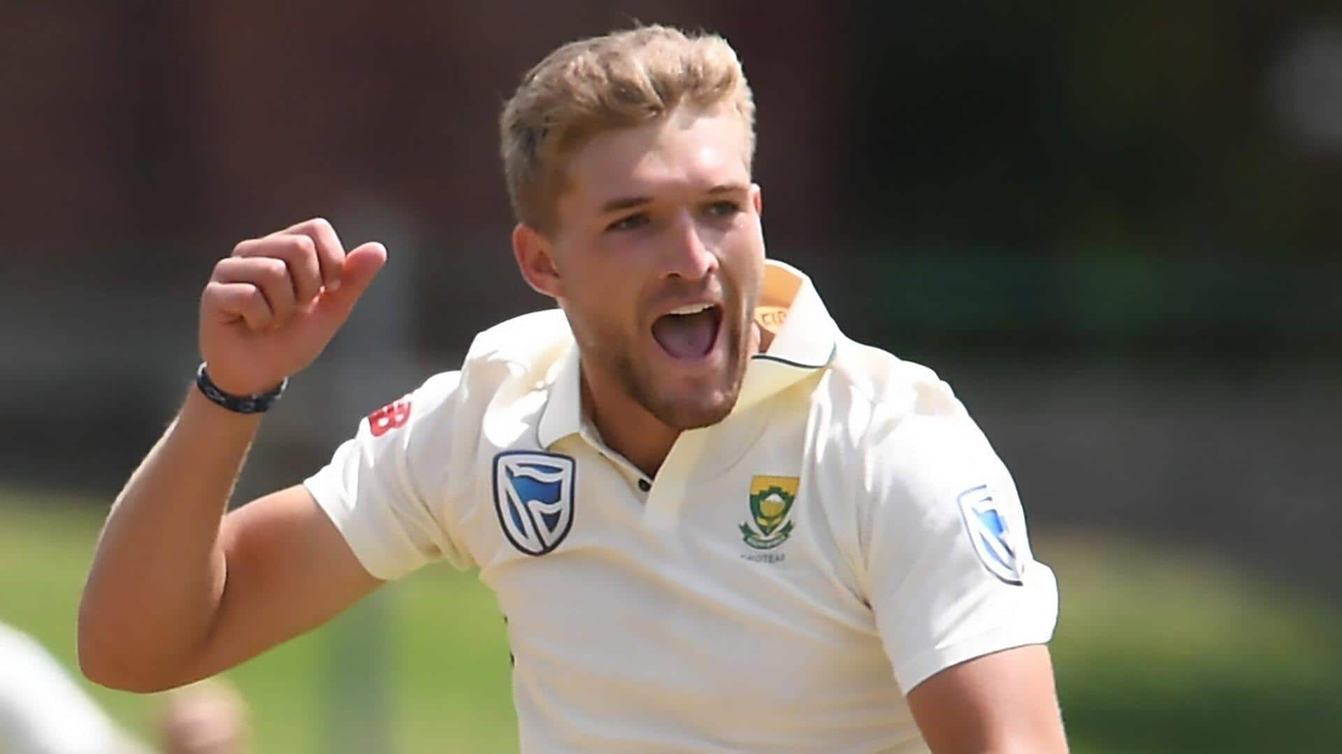 Wiaan Mulder joins elite list with maiden Test fifty