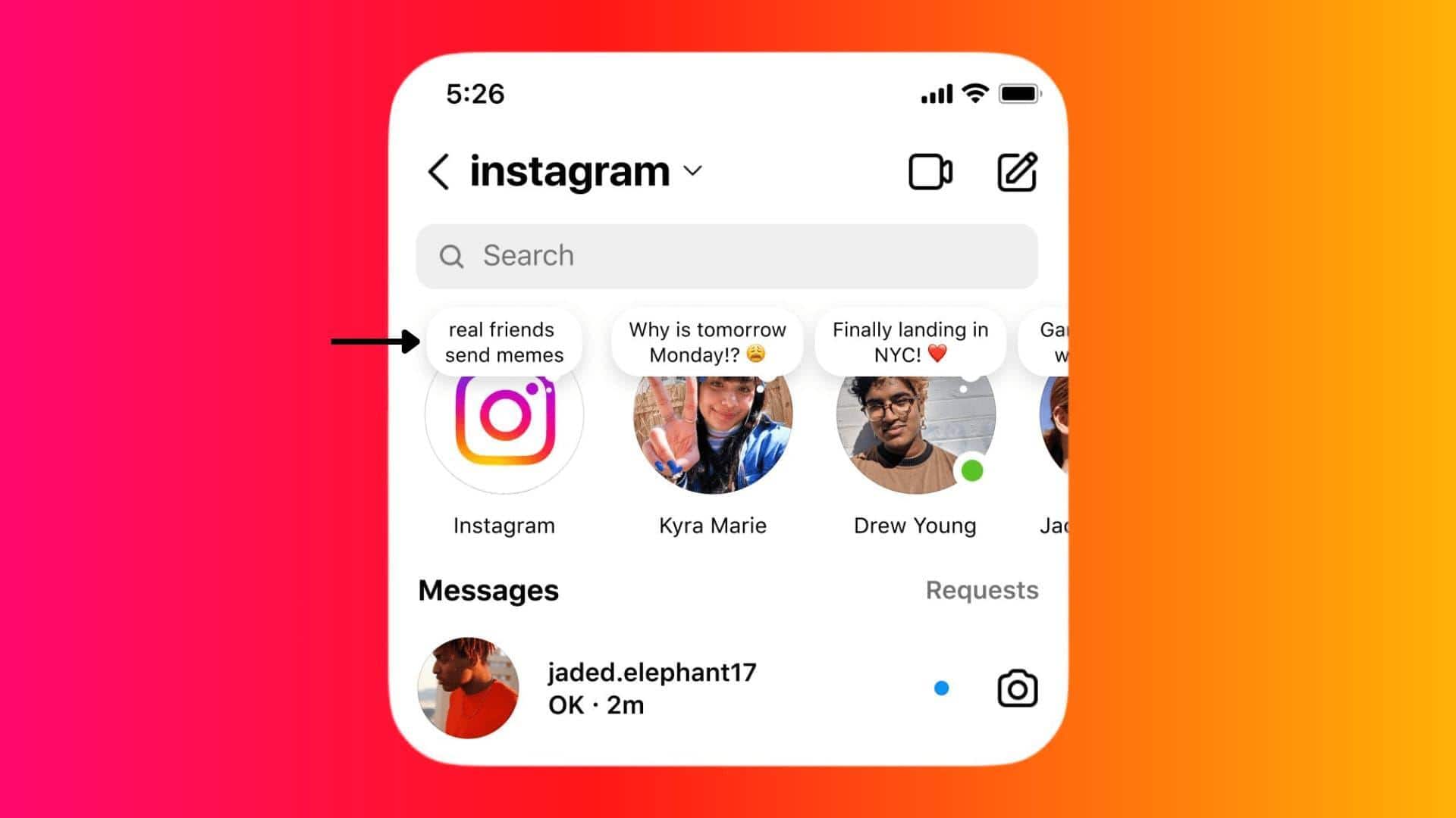 Instagram Notes: How to share short updates using the feature