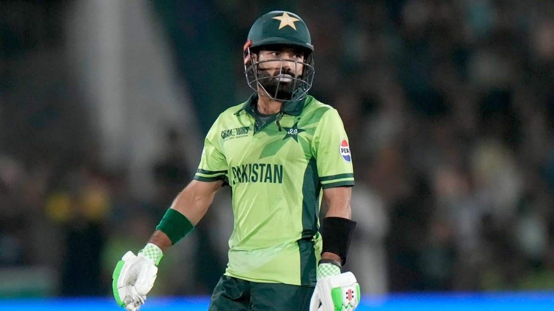 Rizwan defends bowlers after Pakistan's defeat in 2nd ODI