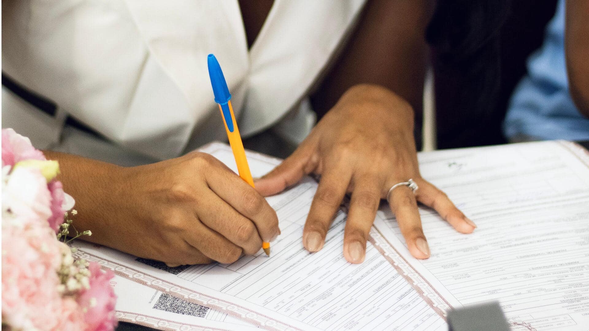 How to change your name on a marriage certificate