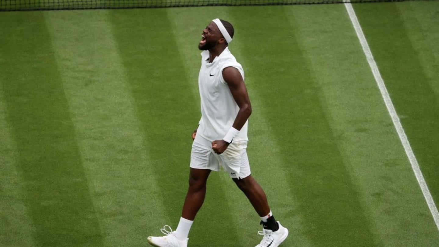 2021 Wimbledon: Frances Tiafoe claims shock victory over Stefanos Tsitsipas