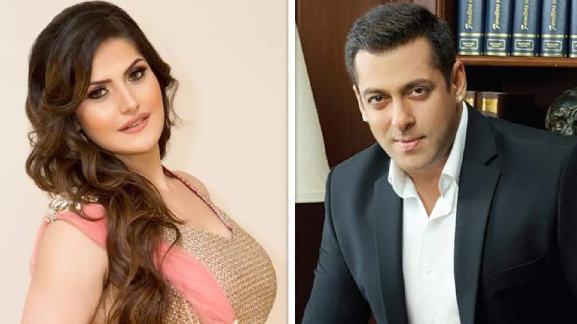 Zareen Khan confesses she 'feared' Salman during 'Veer' days