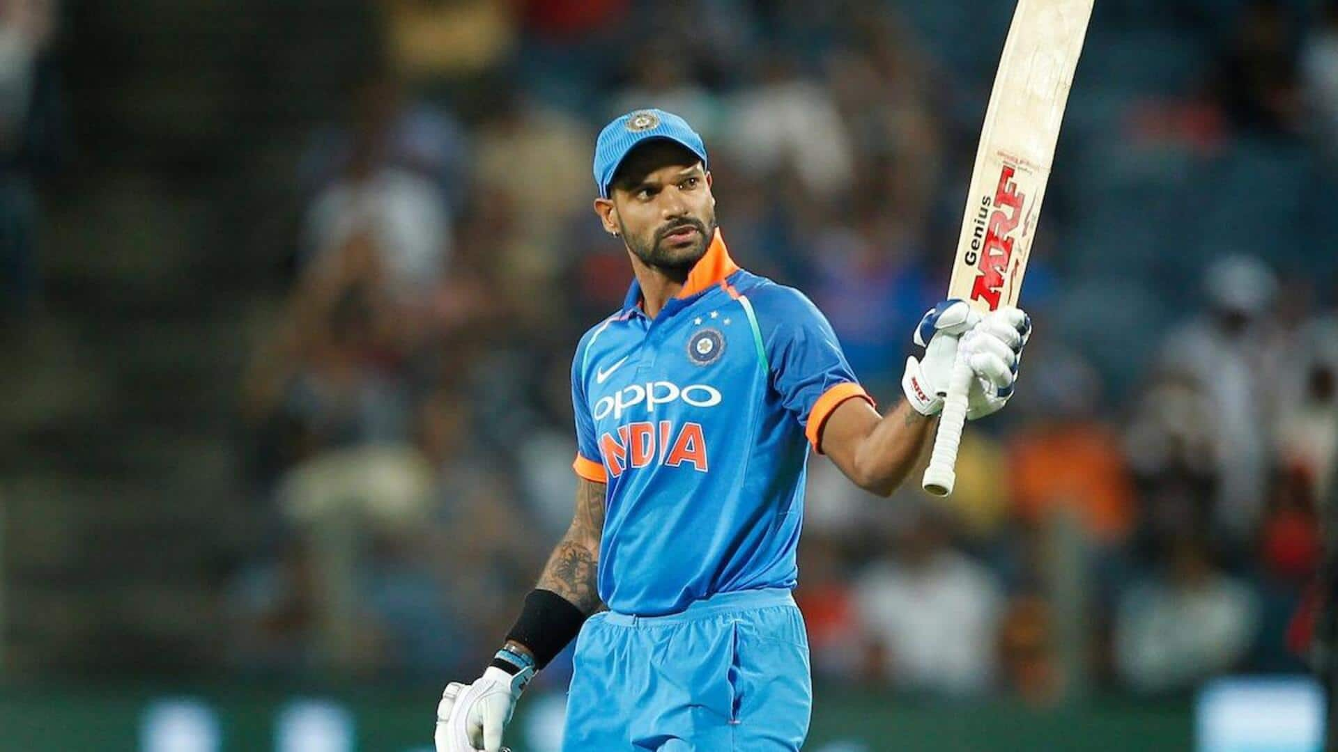 Yuvraj Singh invites Shikhar Dhawan to play Legends League Cricket 