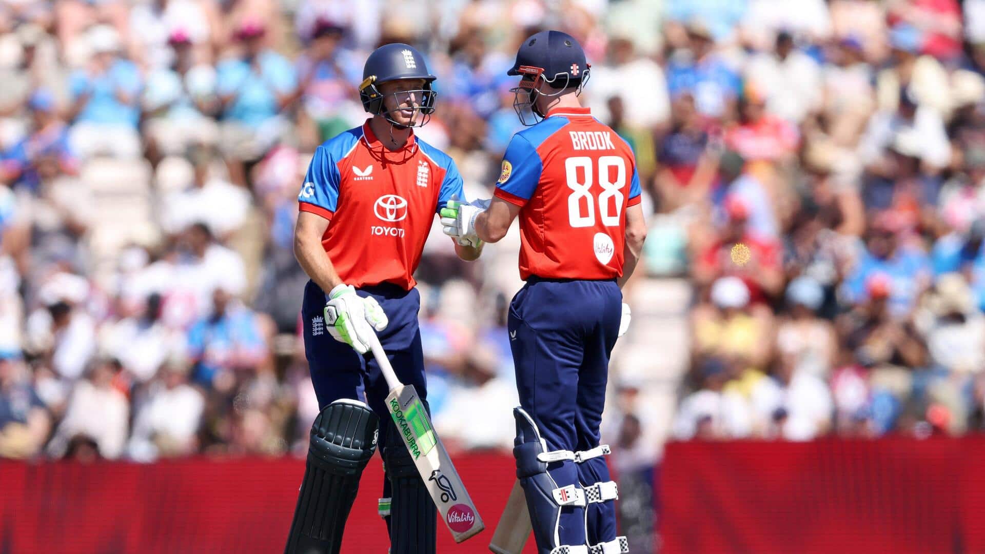 Listing the 240-plus totals versus India in T20Is 