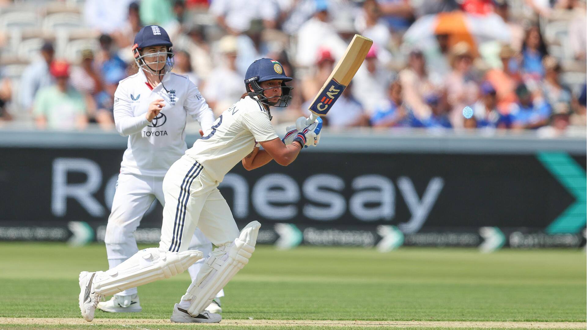Indian skipper Harmanpreet Kaur slams her 2nd Test half-century: Stats