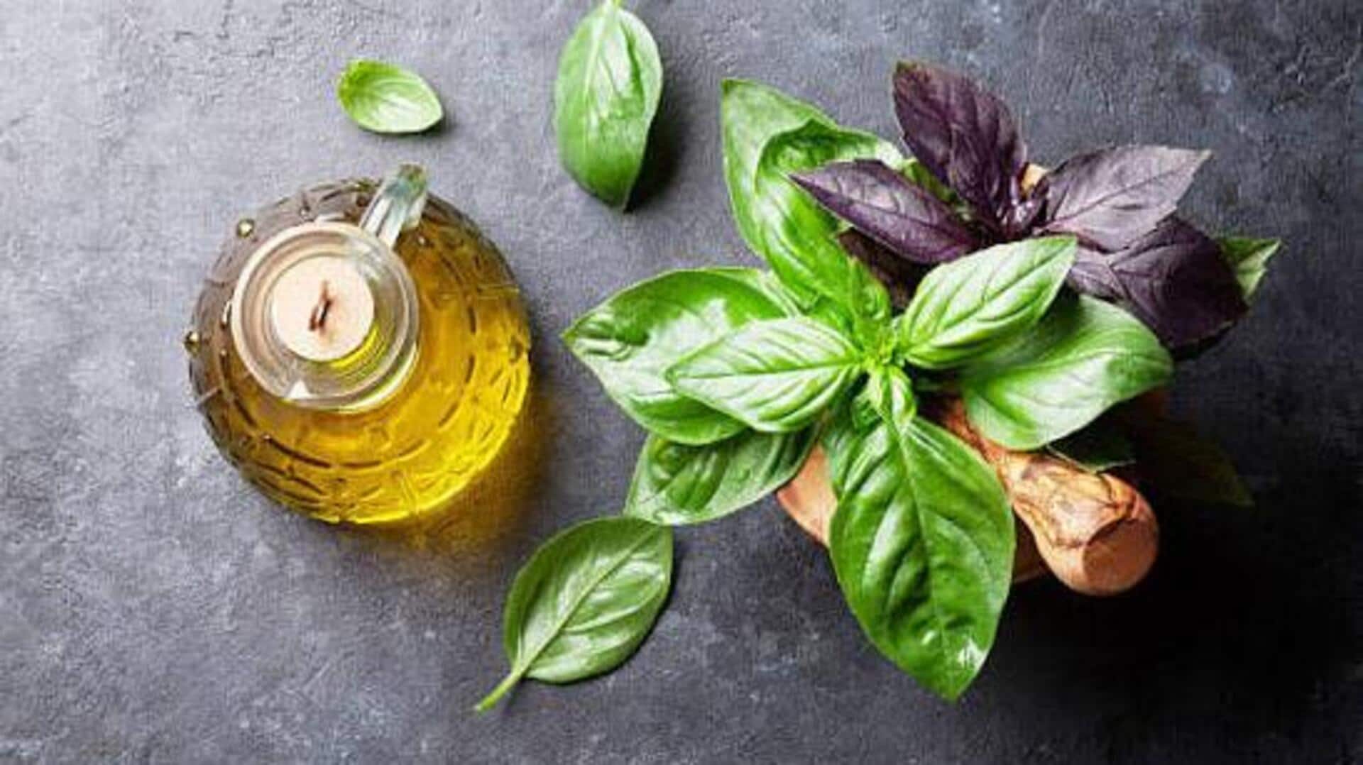 Pair olive oil with basil for next-level dishes! 
