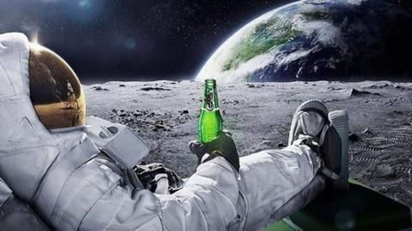 Why astronauts can't get drunk in space?