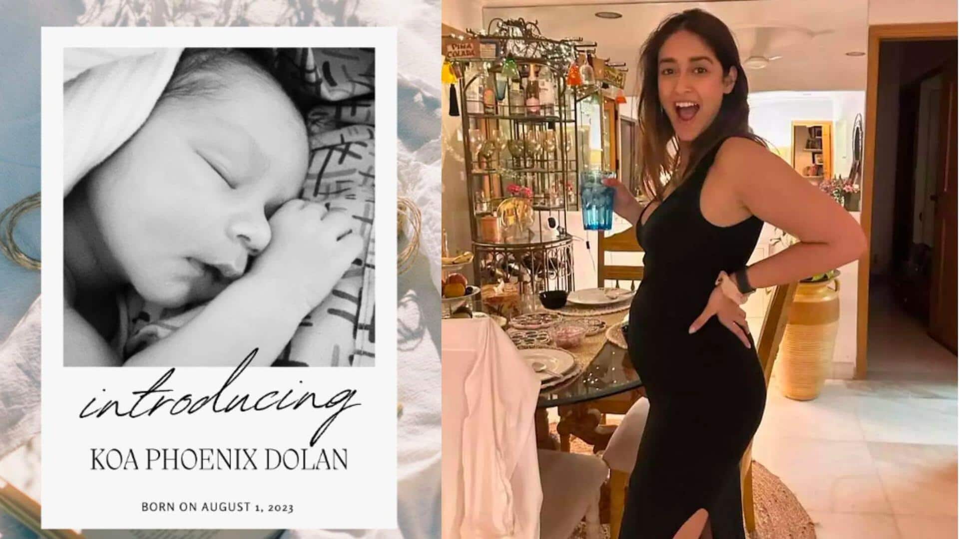 Ileana D'Cruz welcomes baby boy with Michael Dolan