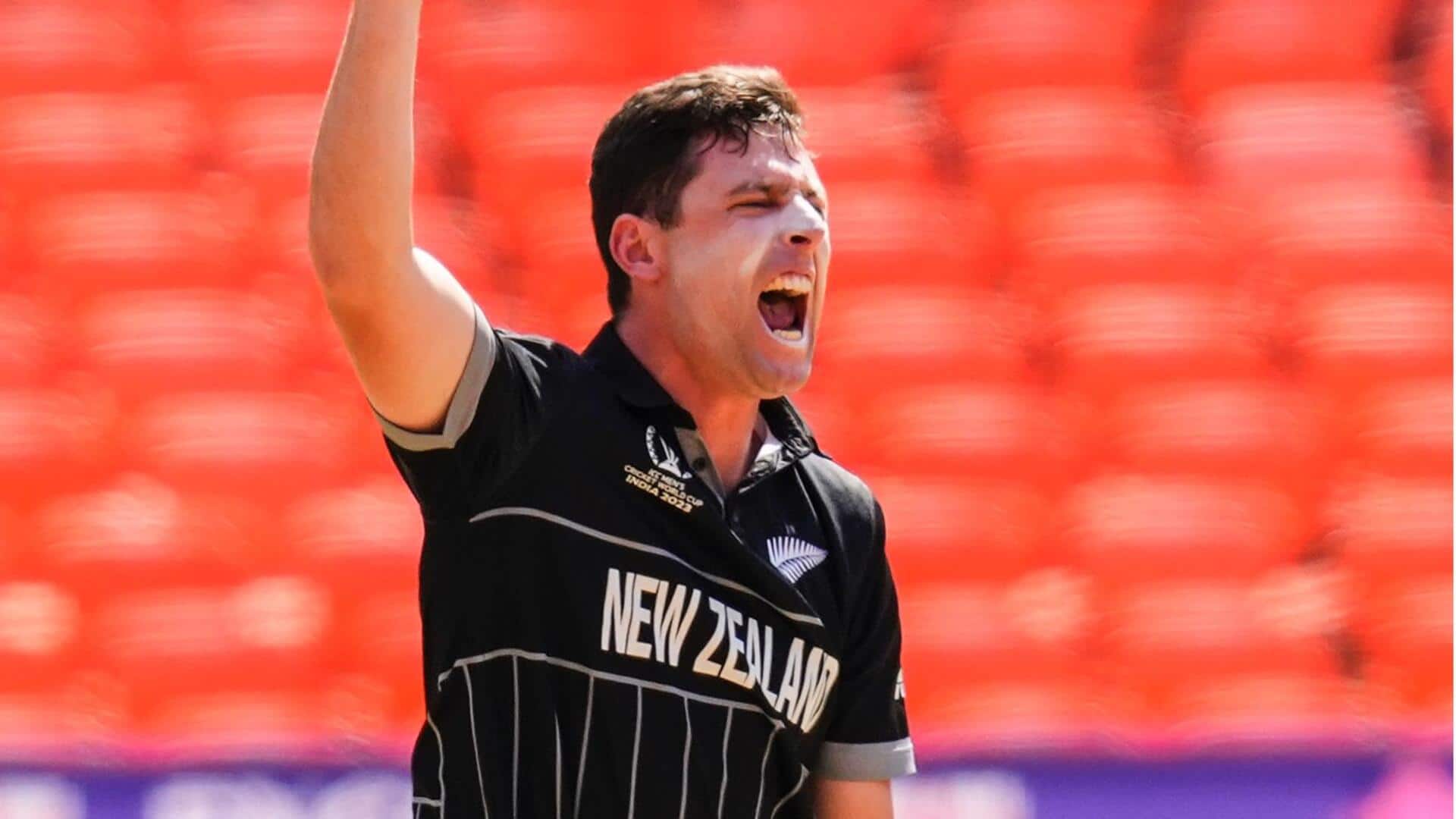 World Cup: New Zealand's Matt Henry takes three-fer against England