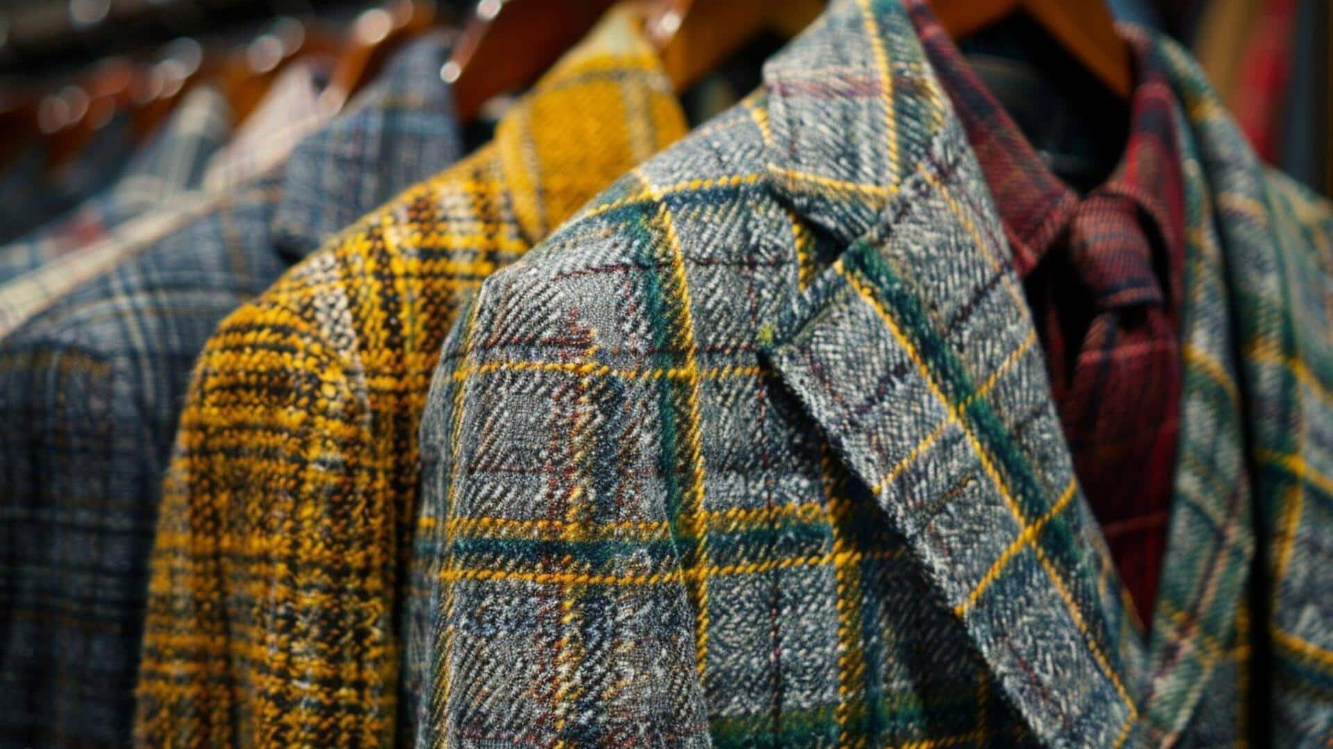 How to style plaid jackets this winter