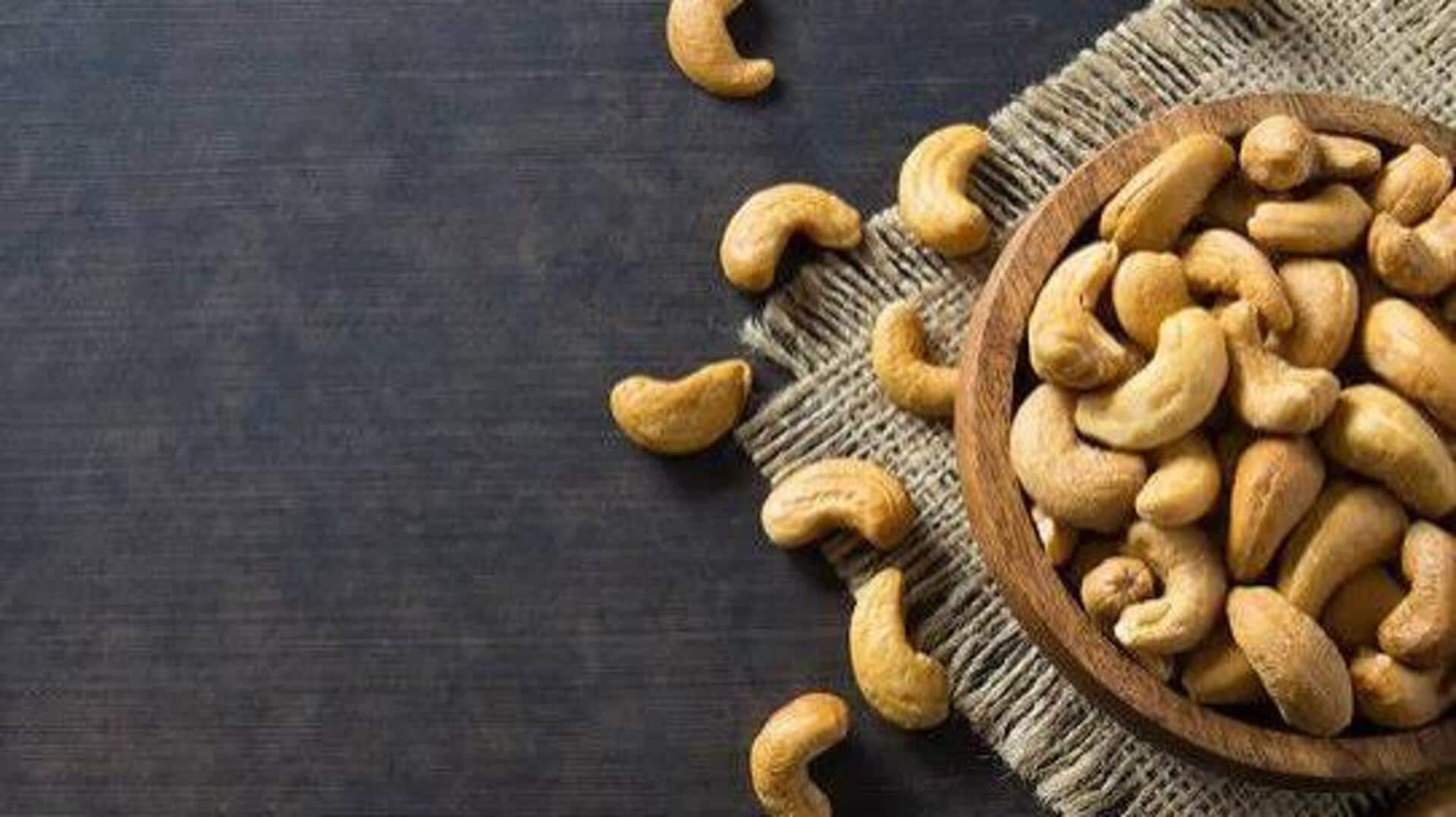 Pair cashews and dates for guilt-free snacking