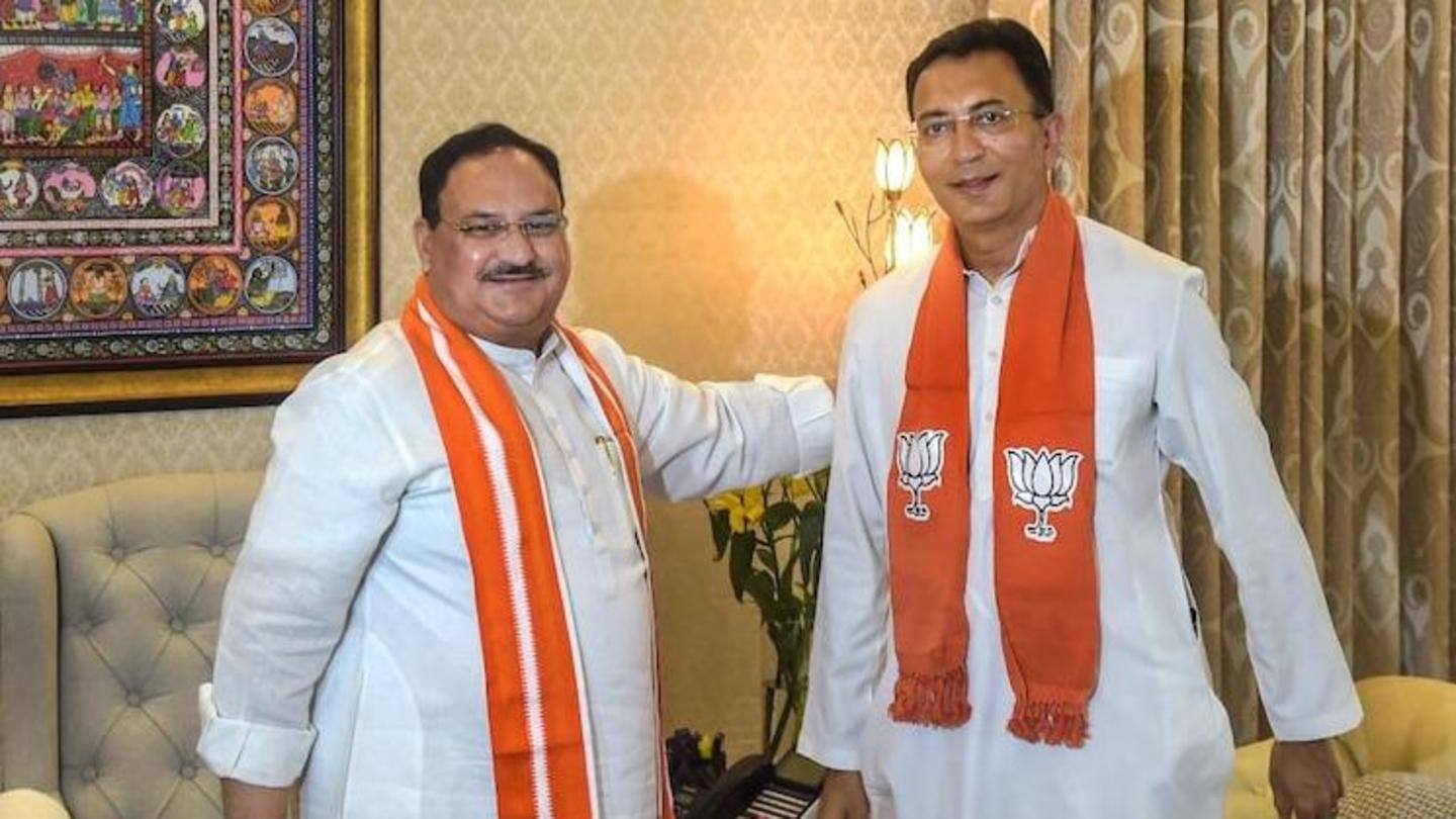 Key Congress face joins BJP Key Congress face joins BJP