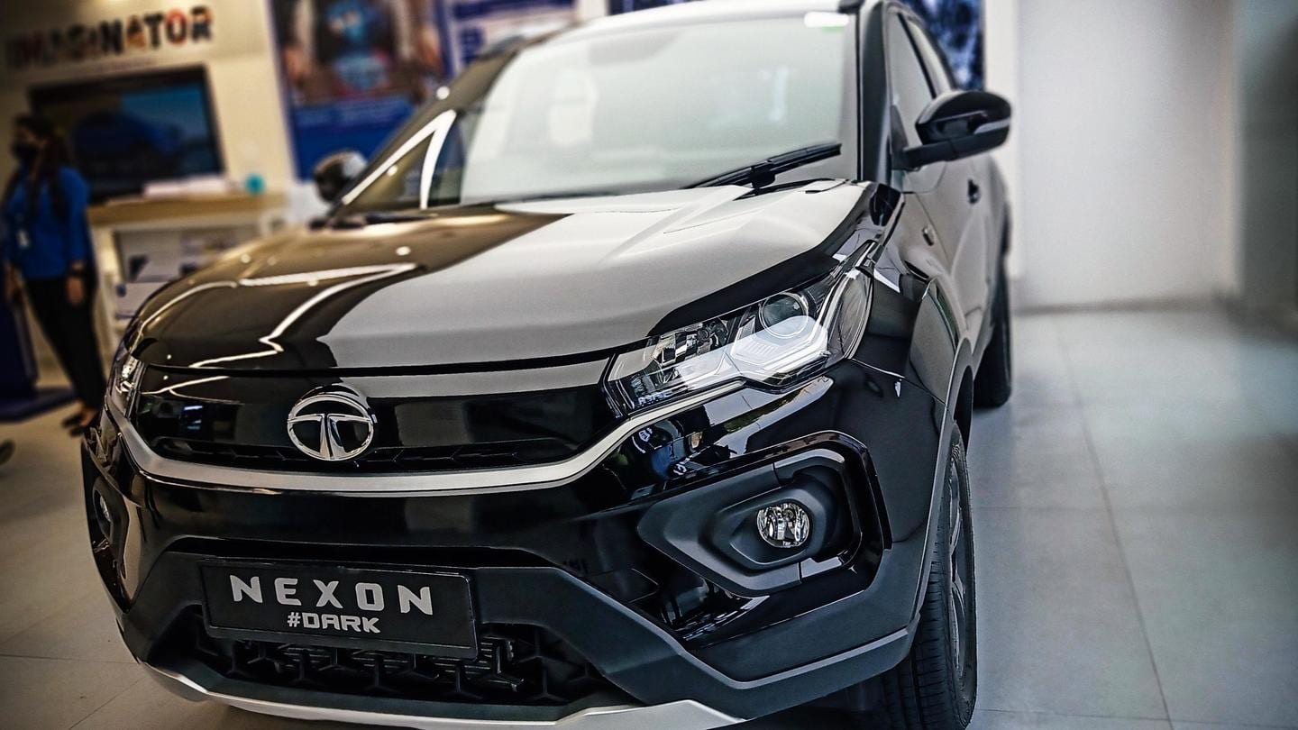 Tata nexon dark edition on sale on road price