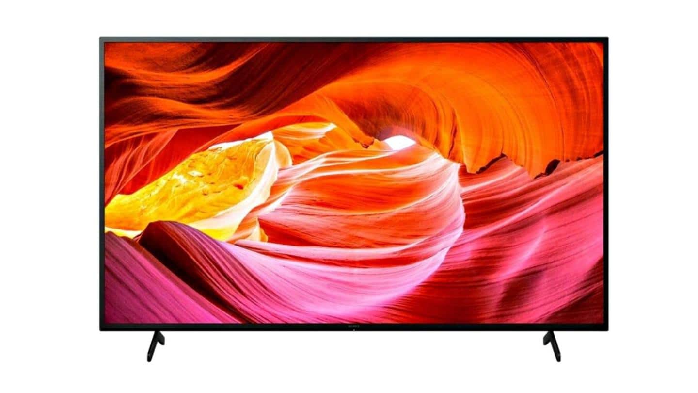 Sony BRAVIA X75K 4K TV launched in India: Check features