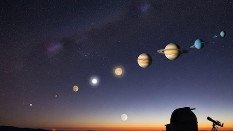 Rare four-planet parade visible in India this weekend