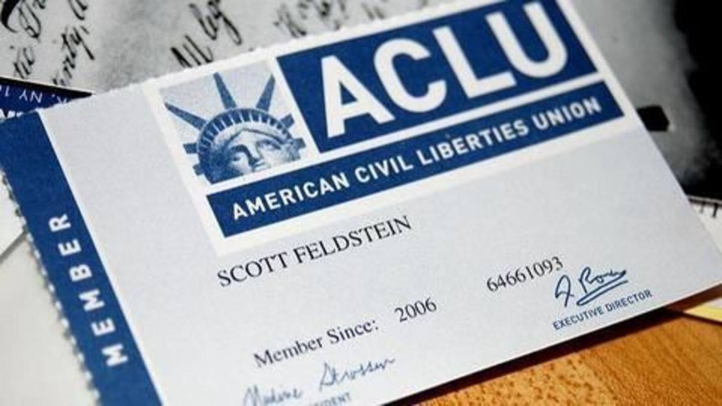 Donations to 'American Civil Liberties Union' up by six-times
