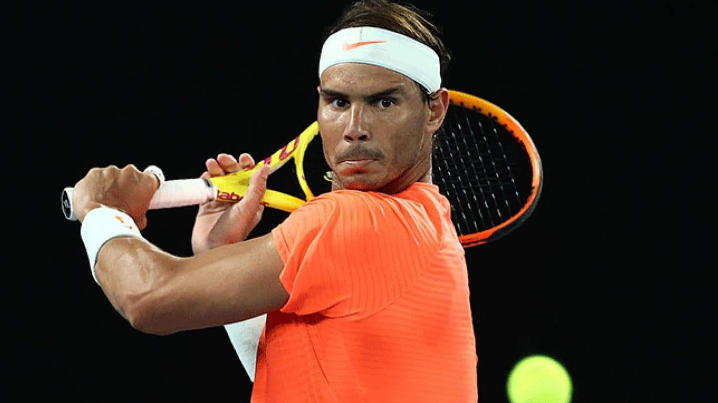 Rafael Nadal will return to action in Melbourne