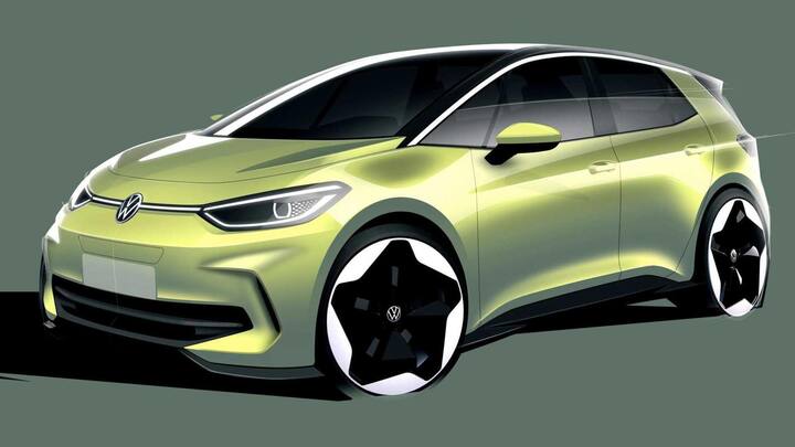 2023 Volkswagen ID.3 previewed with revised styling: Check design