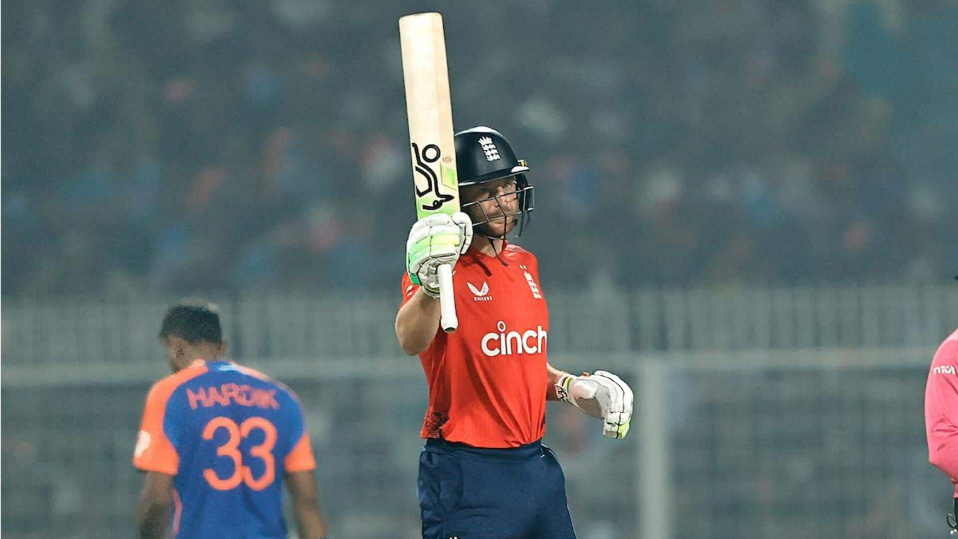 India vs England: Jos Buttler smashes his 26th T20I fifty