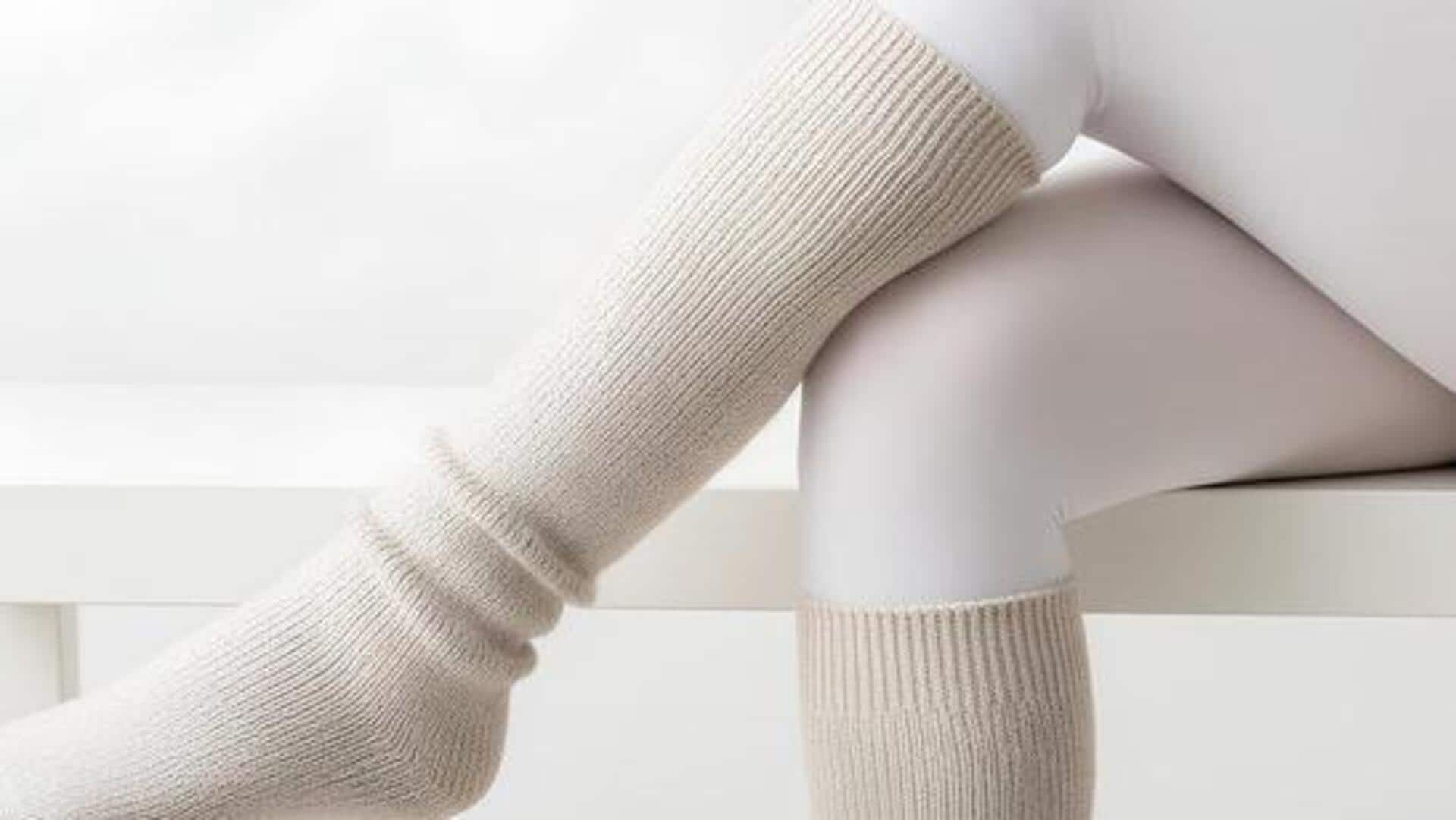 How to style knee-high socks