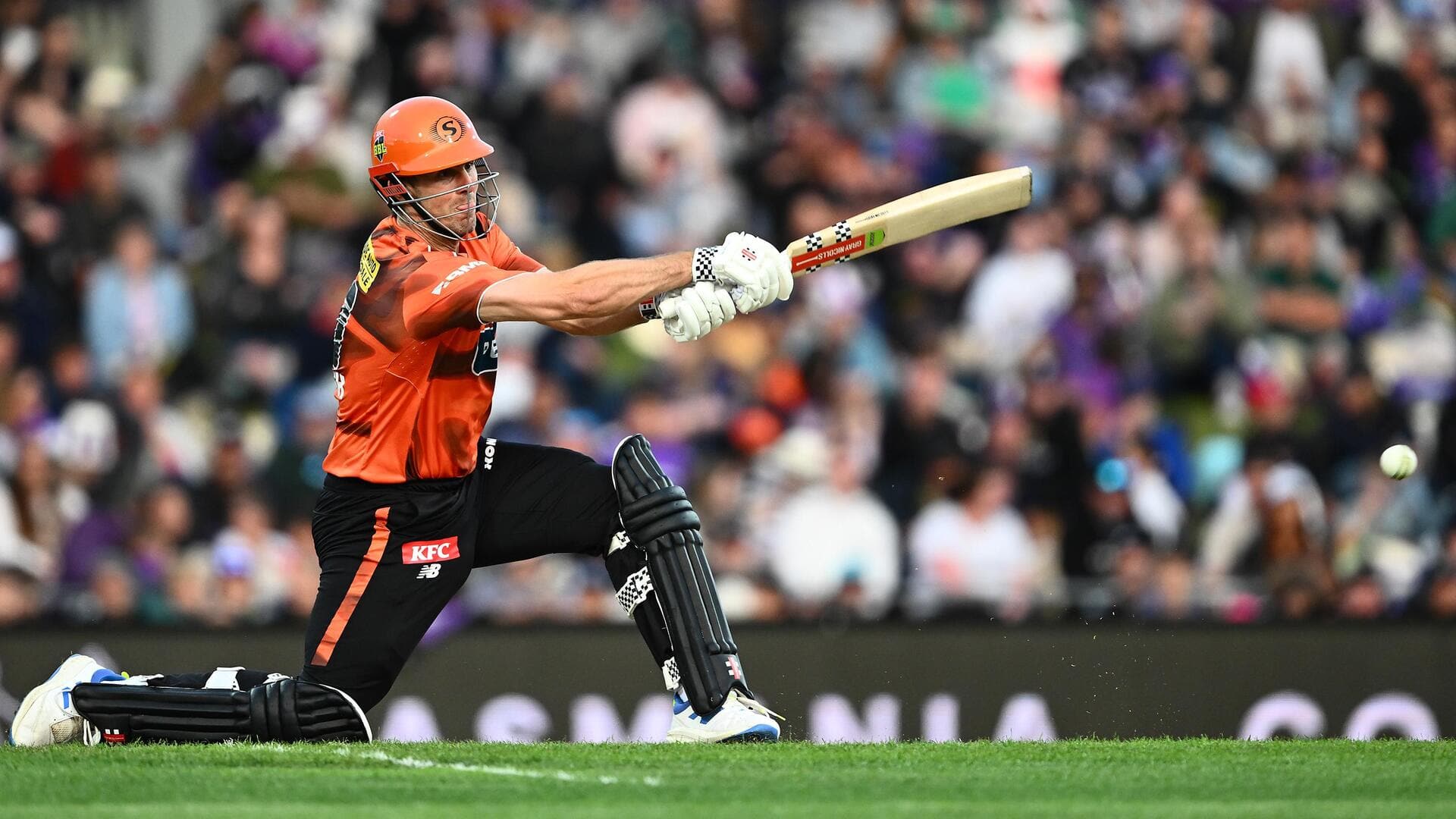 Mitchell Marsh surpasses 2,000 BBL runs with 4th T20 hundred